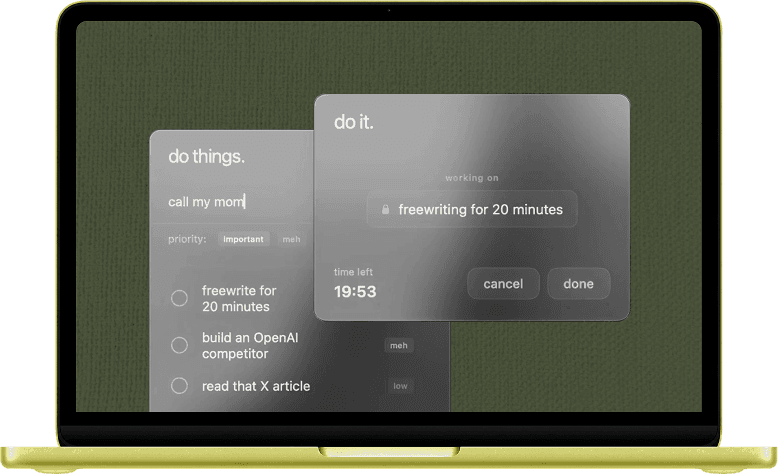 do series floating app panels